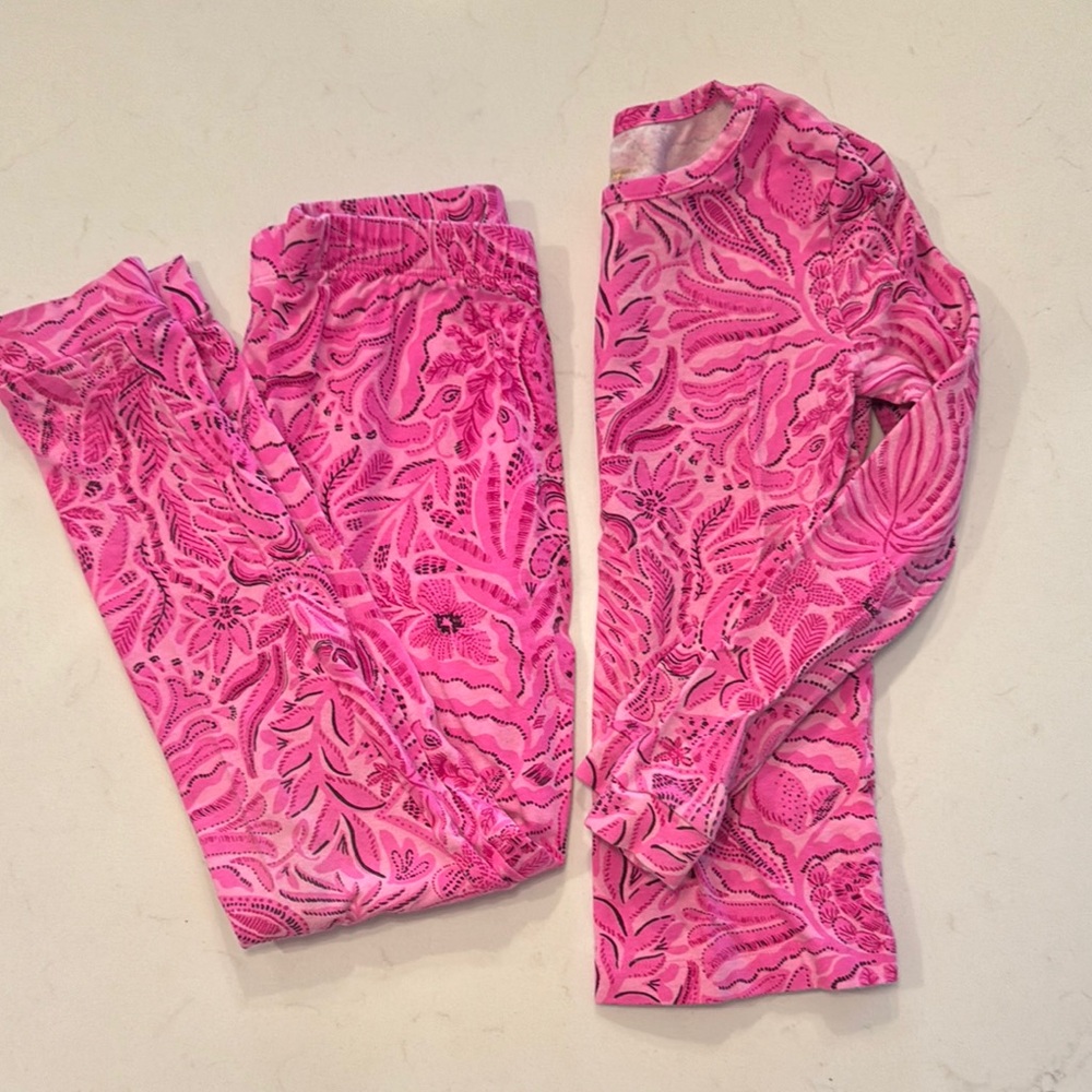 Girl Lilly Pulitzer Pajamas